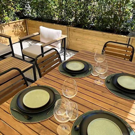 Apartamento De Standing Avec Jardin A 3 Min *