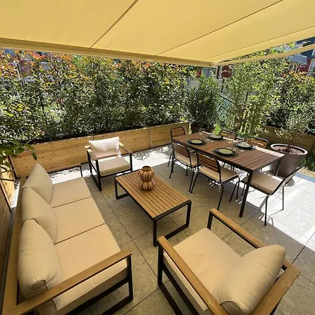 De Standing Avec Jardin A 3 Min Apartamento