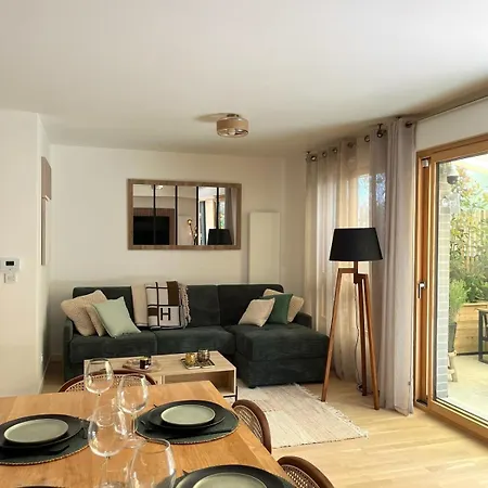 De Standing Avec Jardin A 3 Min Apartamento *